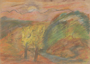 Hillside landscape, 1935-1944.
