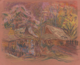 Village motif, 1940-1944.