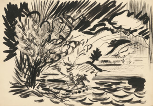 Boat and death, c1939.