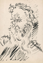 Old man's head, 1940 onwards.