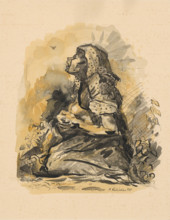Gypsy woman and the lark, 1940.