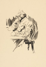 At the table (Study) , c1940.