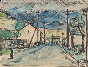 Sad Man in the Village, 1930-1939.