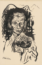 Man with a hat (Bazovsky?), 1930-1939.
