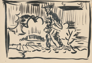 Walking man, 1st half 20th century.