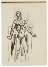 Sketchbook 22 Male Figure, 1st half 20th century.
