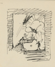 Sketchbook 4 Sketch with birds, 1st half 20th century.