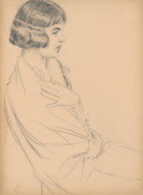 Seated Young Lady, around 1925.