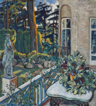 Terrace Garden, 1931. Creator: Frederic C. Bartlett.