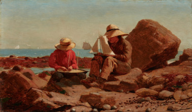 The Boat Builders, 1873. Creator: Winslow Homer.
