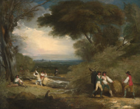 Woodcutters in Windsor Great Park, 1795. Creator: Benjamin West.