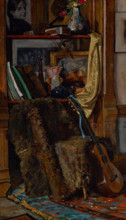 The Bachelor Boudoir (Corner of the Studio), about 1883. Creator: Charles Joseph Fiscus.