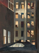 Rooftops, New York City, about 1916. Creator: Edward Franklin Fisk.