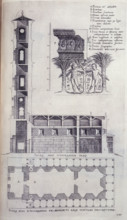 Plan of the Temple of Solomon, c1569. Creator: Unknown.