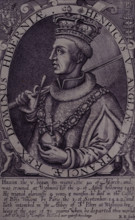 Portrait of Henry V, 1618.  Creator: Renold Elstrack.