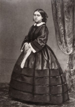 Portrait of Queen Victoria, 1851. Creator: Unknown.