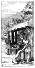 'Butcher's Shop of the Anziques', 1598, (1863). Creator: WH Wesley.