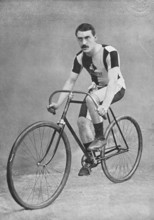 Portrait of the cyclist AJ Watson, 1896.  Creator: RW Thomas.