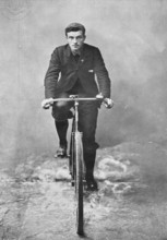 Portrait of the cyclist CG Wridgway, 1896. Creators: RW Thomas, CG Wridgway.