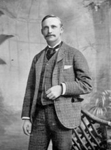 Portrait of the golfer JH Taylor, 1896. Creator: H Cotty Philpot.