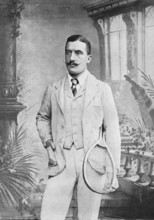 Portrait of the tennis player WV Eaves, 1896. Creator: JJ Eastmead.