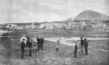 The North Berwick Links, 1896.  Creator: Valentine & Sons.