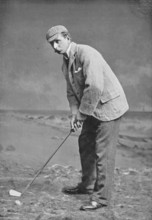 Portrait of the golfer JE Laidlay, 1896. Creator: W Crooke.
