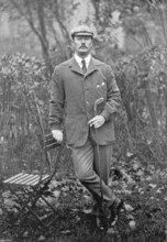 Portrait of the golfer S Mure Ferguson, 1896. Creator: Symmons & Thiele.