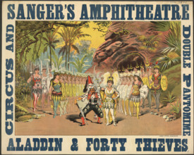 Sangers amphitheatre, 1886.  Creator: Unknown.
