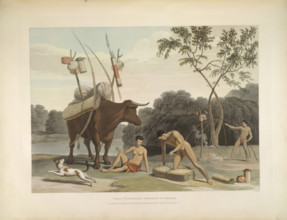 Korah Hottentots, 1804. Creator: Samuel Daniell.