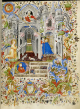 The Annunciation, c1407. Creator: Master of the Brussels Initials.