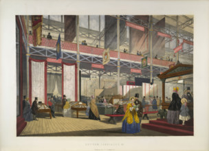Cotton, carriages, 1854. Creator: Joseph Nash.