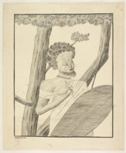 An Australian Aborigine, 1770-1771. Creator: Charles Praval.