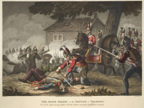 The Horse Guards at the Battle of Waterloo, 1819. Creator: Matthew Dubourg.