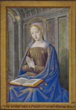 The Virgin Mary receiving the Annunciation, c1500. Creator: Jean Bourdichon.