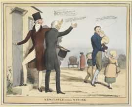 'Newcastle verses Newark', 1829-1843.  Creator: John Doyle.