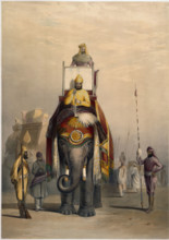 The Rajah of Putteealla, 1844. Creator: Emily Eden.