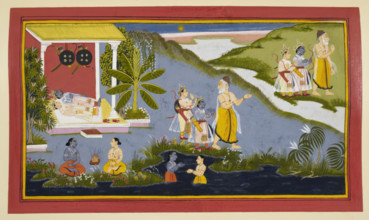 Crossing the Ganges, 1712.  Creator: Unknown.