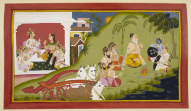 Visvamitra tells a story, 1712.  Creator: Unknown.