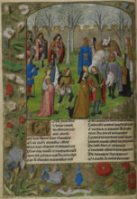 The Carolle in the Garden, 1490-1500. Creator: Unknown.