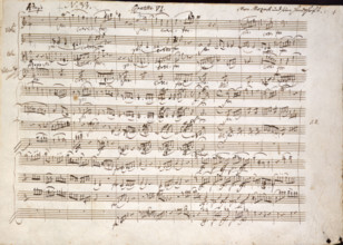 Quartetto VI, 1785.  Creator: Mozart.