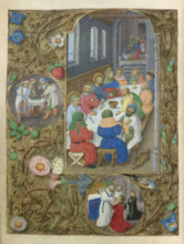 The Last Supper, c1495.  Creator: Master of the Dresden Prayer Book.