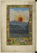 The Sun with a human face, 1582.  Creator: Unknown.