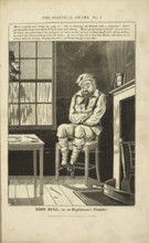 'The Political Drama No. 4: John Bull; or, an Englishman's fireside!', 1834-1835.  Creator: Charles Jameson Grant.