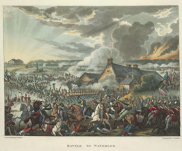 The Battle of Waterloo, June 18th 1815, (1819). Creator: William Heath.