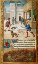 Dives and Lazarus, c1500.  Creator: Jean Poyet.
