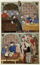 Counting house, late 14th century.  Creator: The Monk of Hyeres.