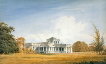 A European house in Madras, 1834. Creator: Justinian Gantz.