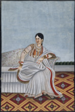 Indian dancing girl, c1780-1790.  Creator: Unknown.