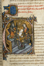 Black Prince receives Aquitaine, 1386-1399. Creator: Unknown.